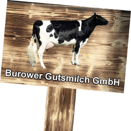Burower Gutsmilch Schild